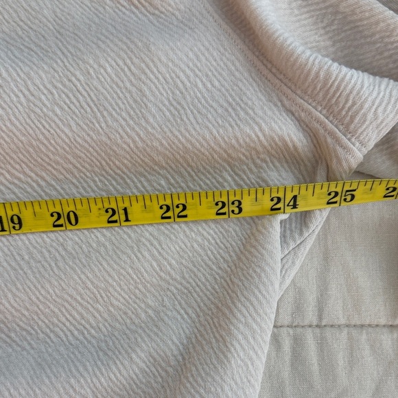 Prana Women's Cream Open Front Shrug - Picture 13 of 14